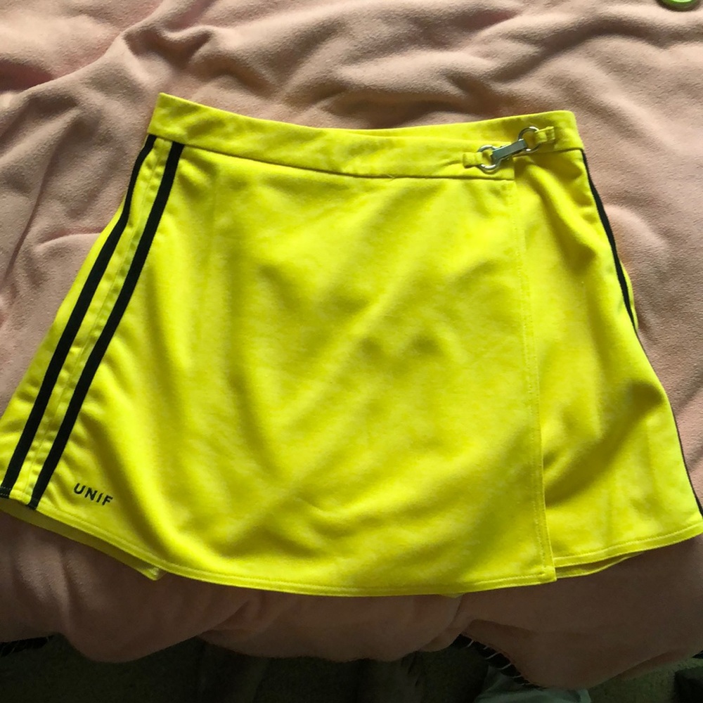 Yellow UNIF Skirt